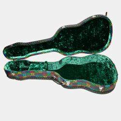 Pre Owned Gucci GG Supreme Psychedelic Guitar Case