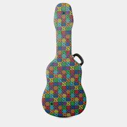 Pre Owned Gucci GG Supreme Psychedelic Guitar Case