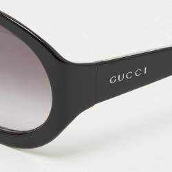 مملوكة مسبقًا Gucci Black Gradient GG2012S Oval Sunglasses