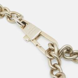 Pre Owned Gucci GG Gold Tone Chain Belt