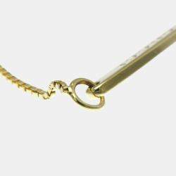 Pre Owned Gucci Lariat Yellow Gold 18K No Stone Necklace Gold