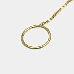 Pre Owned Gucci Lariat Yellow Gold 18K No Stone Necklace Gold