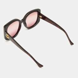 مملوكة مسبقًا Gucci Brown GG1257S Oversized Sunglasses