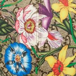 Pre Owned Gucci Multicolor Blooms GG Supreme Canvas Baseball Cap XS/55 cm