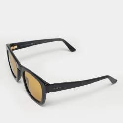 Pre Owned Gucci Black/Yellow GG3791/S Frame Square Sunglasses