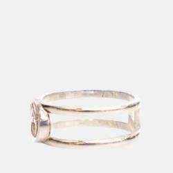 مملوكة مسبقًا خاتم غوتشي انترلوكنج G مقاس 24