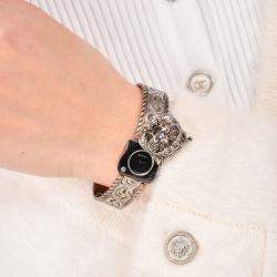 مملوكة مسبقًا Gucci Stainless Steel 'Le MarchÃ© Des Merveilles' Secret Bracelet Watch