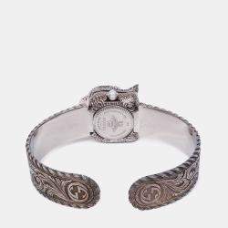 مملوكة مسبقًا Gucci Stainless Steel 'Le MarchÃ© Des Merveilles' Secret Bracelet Watch