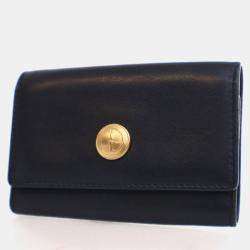 مملوكة مسبقًا حافظة مفاتيح جلد العجل العتيق من غوتشي