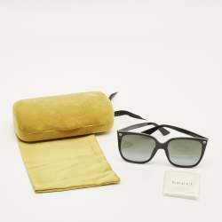 مملوكة مسبقًا Gucci Black Gradient GG0022S Oversized Sunglasses