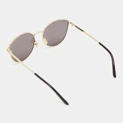 Pre Owned Gucci Black/Gold Tone GG0807SA Cat Eye Sunglasses