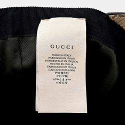 Pre Owned Gucci Jacquard Cap