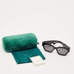 Pre Owned نظارة شمسية عيون القطة غوتشي GG1422S إطار أسود