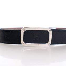 Pre Owned Gucci Guccissima Belt Sz 90/36