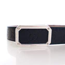 Pre Owned Gucci Guccissima Belt Sz 90/36
