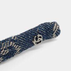 مملوكة مسبقًا Gucci Blue Denim Hairband