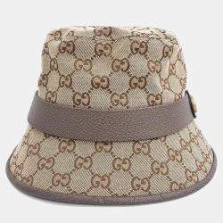 Pre Owned قبعة دلو غوتشي قطن جى جى