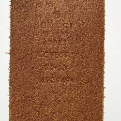 Pre Owned حزام غوتشي جلد أسود GG مارمونت 70 سم