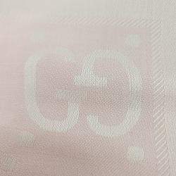 Pre Owned شال ووشاح حرير زهري قوتشي