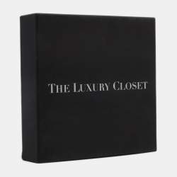 Pre Owned مجموعة خواتم غووتشي ثلاثية زهرة راتينج بلورات لون ذهبي