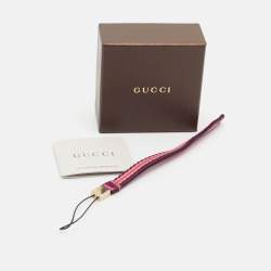 مملوكة مسبقًا Gucci Phone Strap Multicolor Canvas
