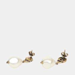 Pre Owned Gucci Gold Plated Metal earrings