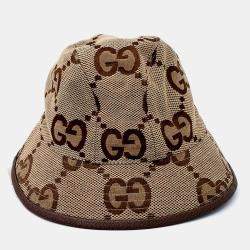 مملوكة مسبقًا Gucci Jumbo Beige GG Bucket Hat