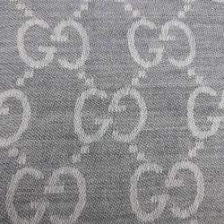 Pre Owned وشاح غوتشي صوف رمادي