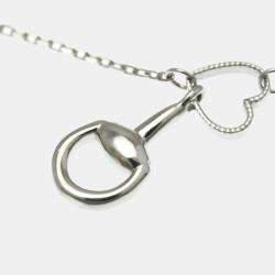 مملوكة مسبقًا Gucci Flora Diamond Necklace White Gold 18K Diamond Pendant Necklace Silver