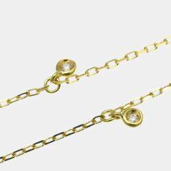 مملوكة مسبقًا Gucci GG Diamond Necklace Yellow Gold 18K Diamond Pendant Necklace Gold