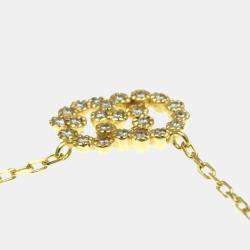 مملوكة مسبقًا Gucci GG Diamond Necklace Yellow Gold 18K Diamond Pendant Necklace Gold
