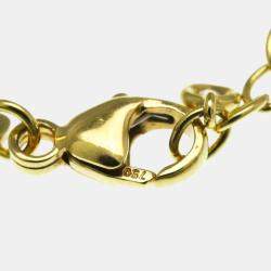 مملوكة مسبقًا Gucci GG Diamond Necklace Yellow Gold 18K Diamond Pendant Necklace Gold