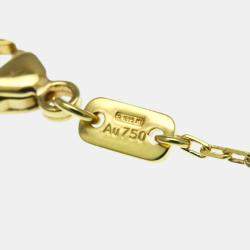 مملوكة مسبقًا Gucci GG Diamond Necklace Yellow Gold 18K Diamond Pendant Necklace Gold