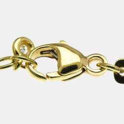 مملوكة مسبقًا Gucci GG Diamond Necklace Yellow Gold 18K Diamond Pendant Necklace Gold