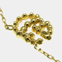 مملوكة مسبقًا Gucci GG Diamond Necklace Yellow Gold 18K Diamond Pendant Necklace Gold