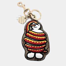Pre Owned Gucci keychain and bag charm