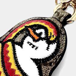 Pre Owned سلسلة مفاتيح غووتشي وتعويذة حقيبة