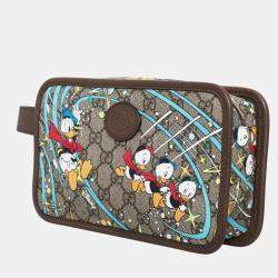 Pre Owned محفظة غوتشي ملونة قماش x ديزني GG مطبوعة