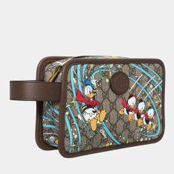 Pre Owned محفظة غوتشي ملونة قماش x ديزني GG مطبوعة