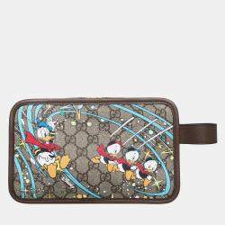 Pre Owned محفظة غوتشي ملونة قماش x ديزني GG مطبوعة