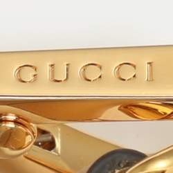 Pre Owned Gucci Web Green Fabric and Leather Shoulder Bag Strap