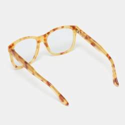 Pre Owned نظارة شمسية غوتشي GG0050S مربعة بنية سلحف ائية اللون