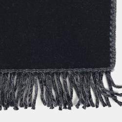 مملوكة مسبقًا Gucci CC Black/Grey Wool Scarf/Shawl