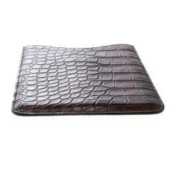 Pre Owned Gucci Brown Alligator IPad Mini Case