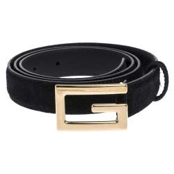 Leather belt Gucci Black size 90 cm in Leather - 27977852