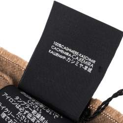 Pre Owned Gucci Brown GG Jacquard Cashmere Scarf