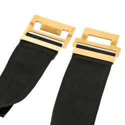مملوكة مسبقًا Gucci Black Elastic Band Waist Belt S