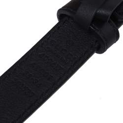 Pre Owned حزام غوتشي مارمونت جي جي جلد أسود 85 سم