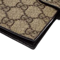 مملوكة مسبقًا جراب جواز سفر غوتشي كانفاس سوبريم جي جي بيج