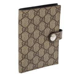 مملوكة مسبقًا جراب جواز سفر غوتشي كانفاس سوبريم جي جي بيج